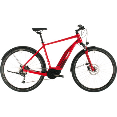 Bicicleta todocamino eléctrica CUBE NATURE HYBRID ONE 400 ALLROAD DIAMANT Rojo 2020 0